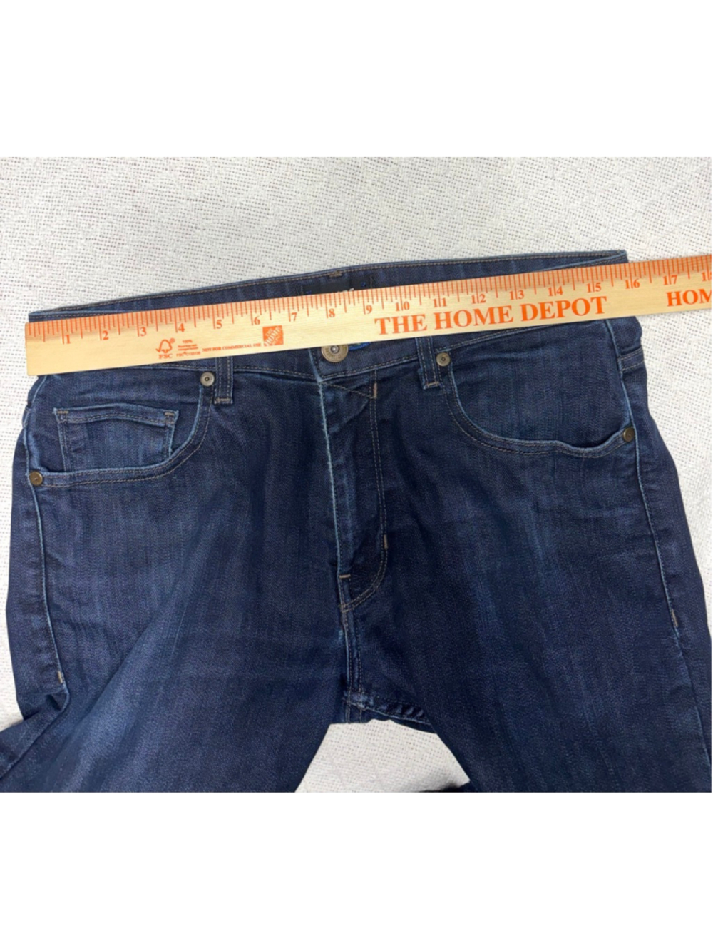 EUC PAIGE Normandie Dark Wash "Backstage" Men's Straight Jeans SZ 31X28 SHORT - Picture 4 of 9